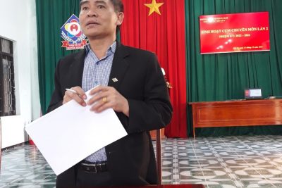 SINH HOẠT CỤM CHUYÊN MÔN SỐ 4- LẦN 2