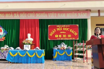 HƯỞNG ỨNG NGÀY HỘI VĂN HOÁ ĐỌC NĂM HỌC 2023-2024.